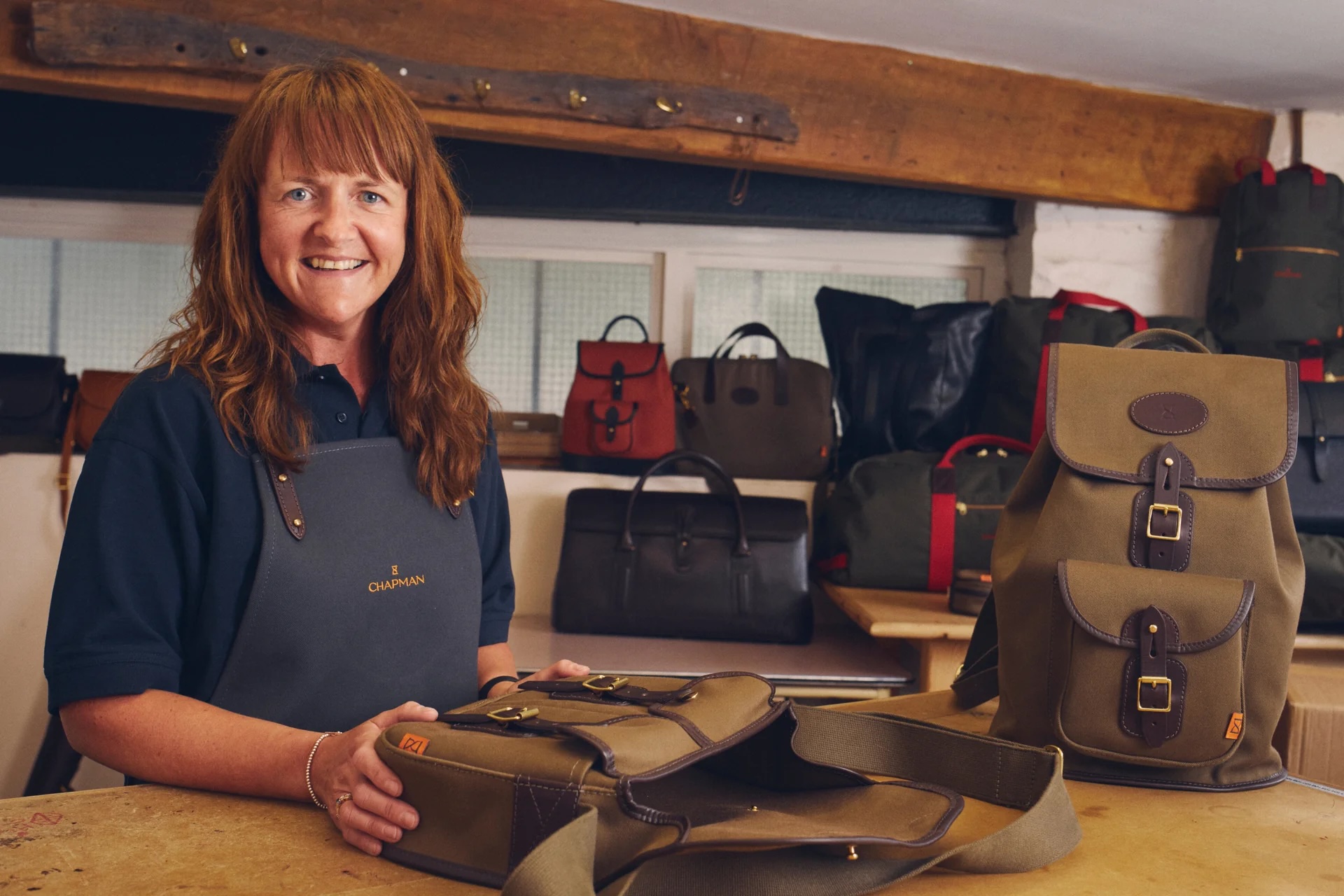 Chapman heritage bags.